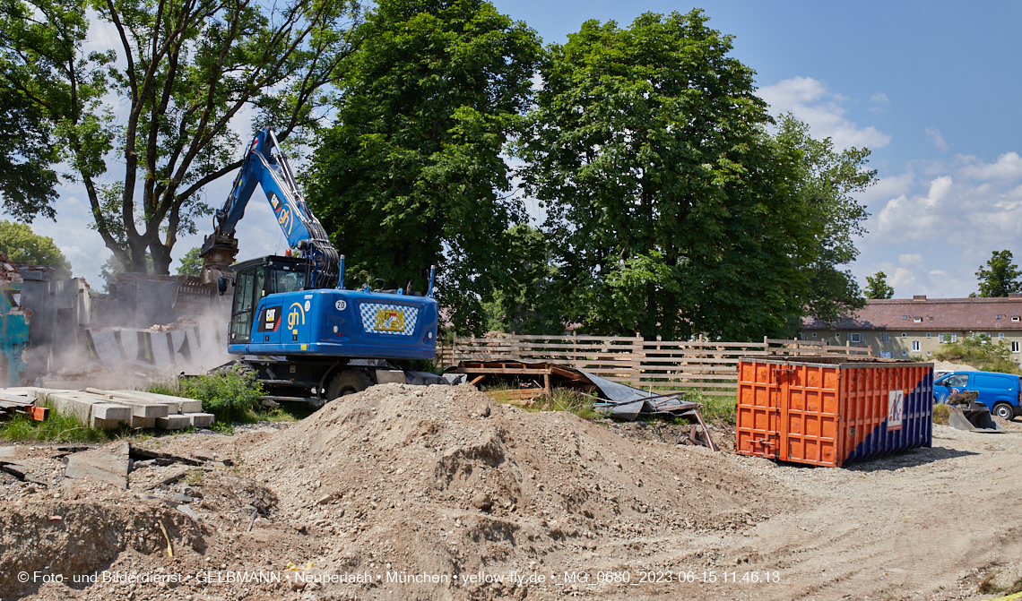 15.06.2023 - Abriss und Neubau der Maikäfersiedlung in Berga am LAim und Neuperlach
